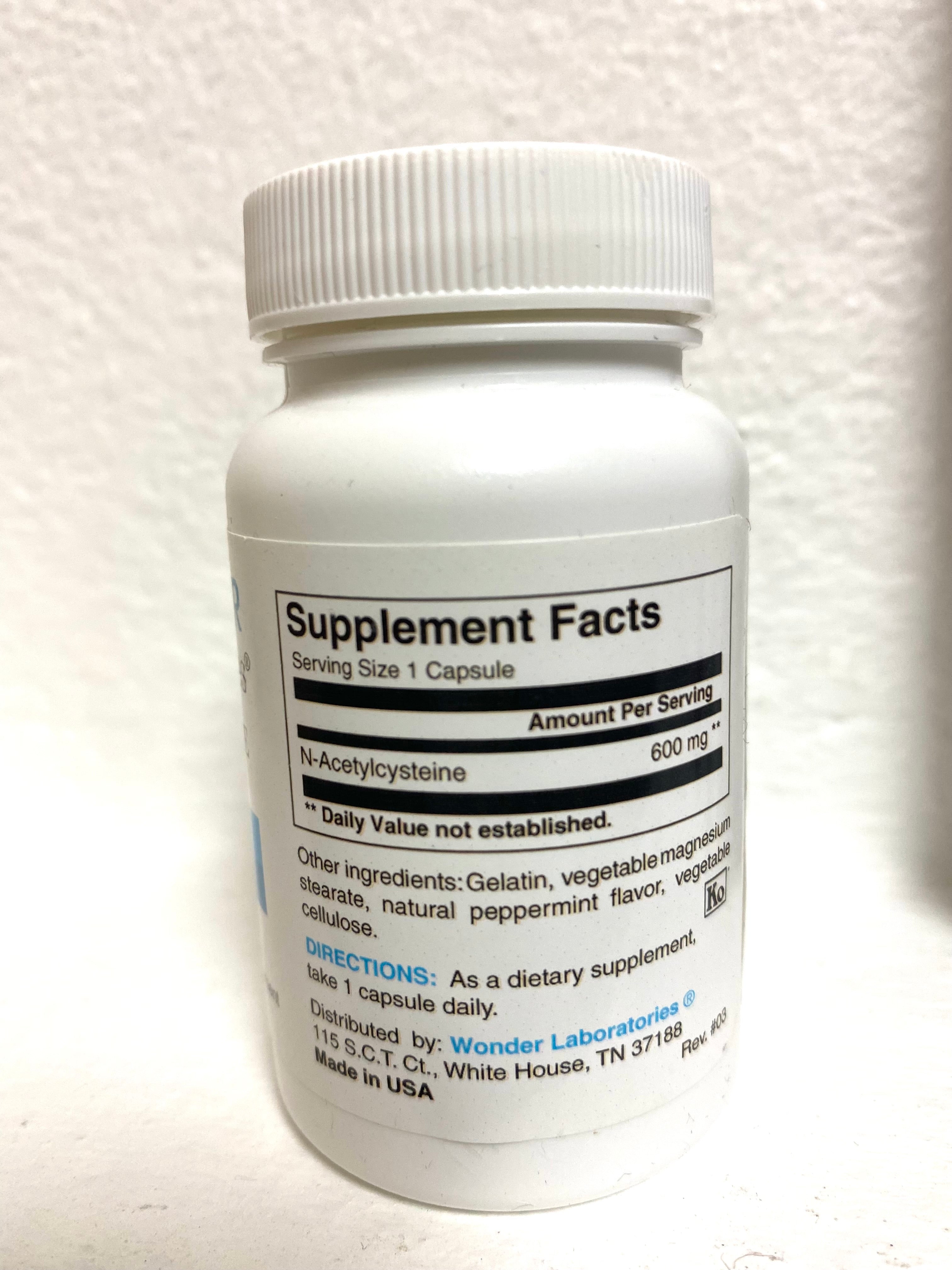 N-acetylcysteine - Zumo Fresco