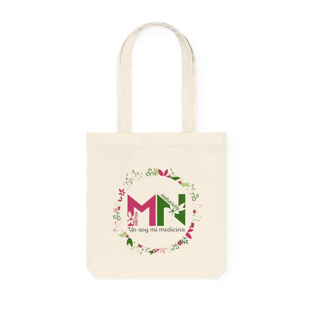 Quote Woven Tote Bag-I bloom