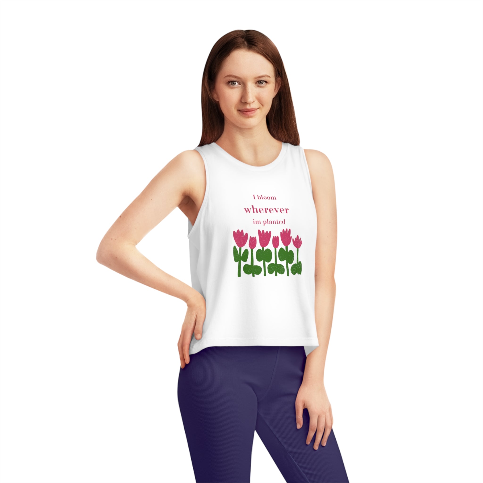 Mujer Naturista-Dancer Cropped Tank Top
