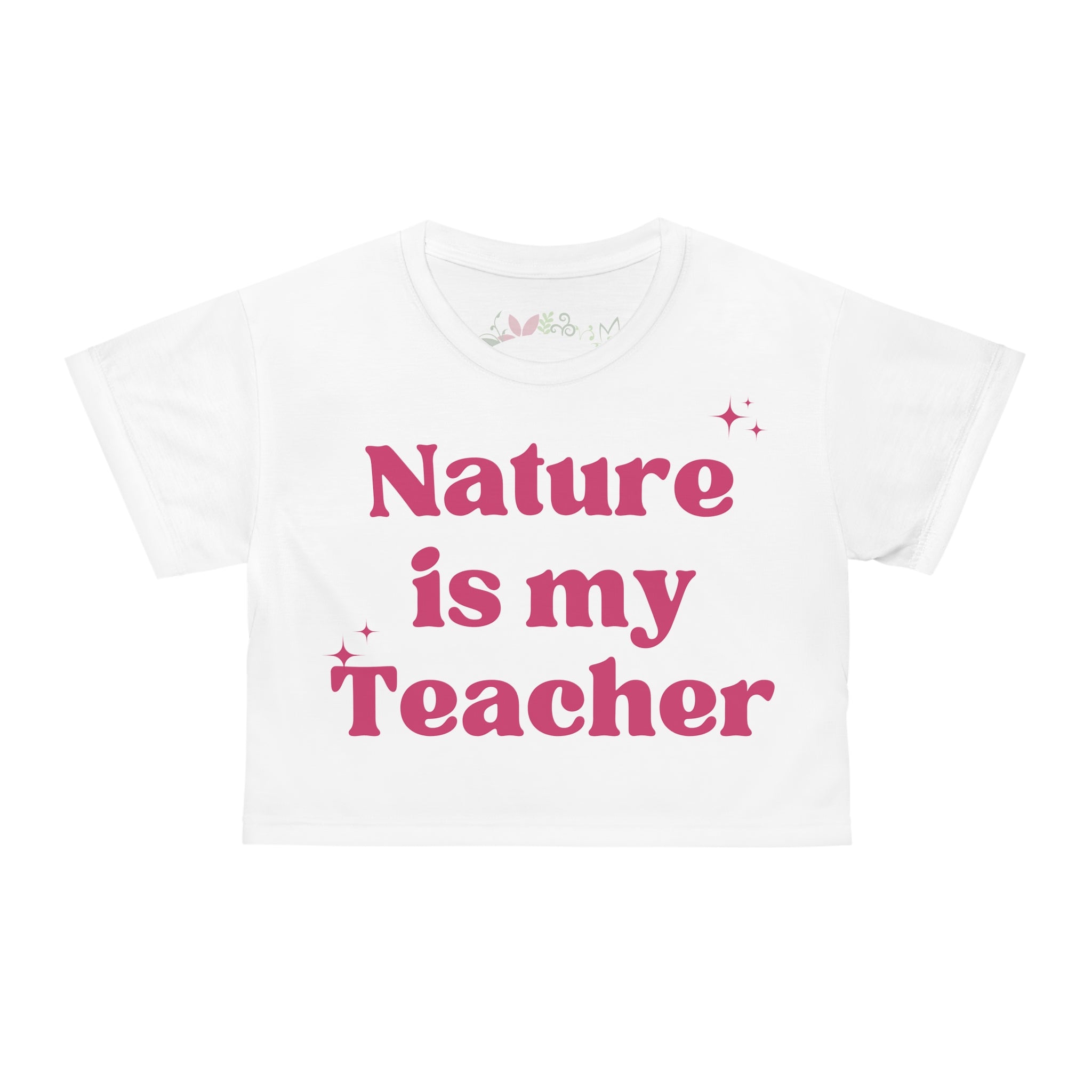 Mujer Naturista-Crop Tee (AOP)