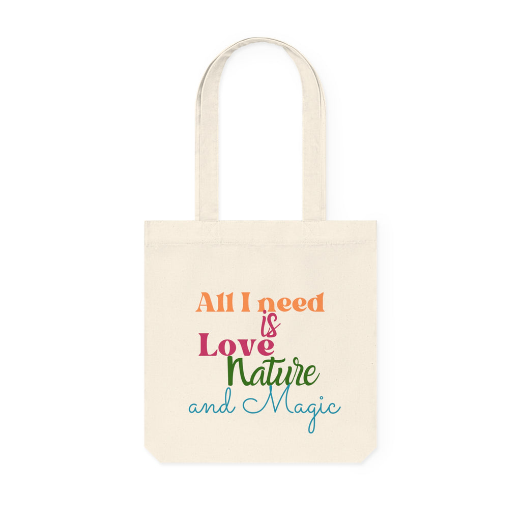 Quote Woven Tote Bag-All I need