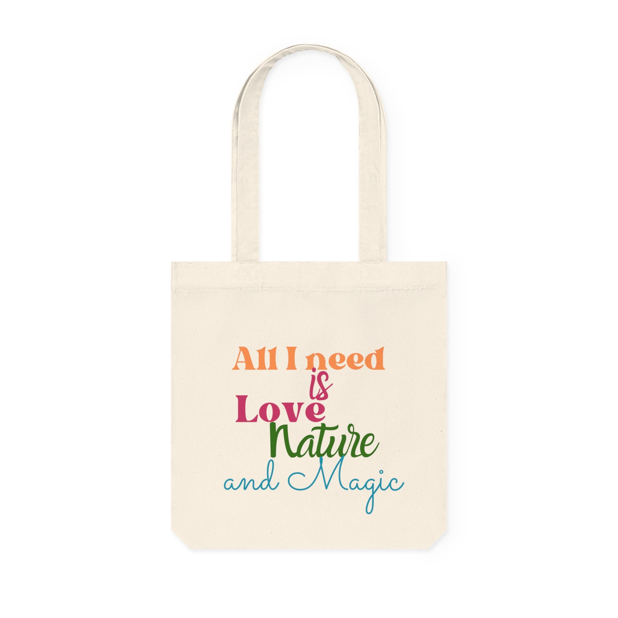 Quote Woven Tote Bag-All I need