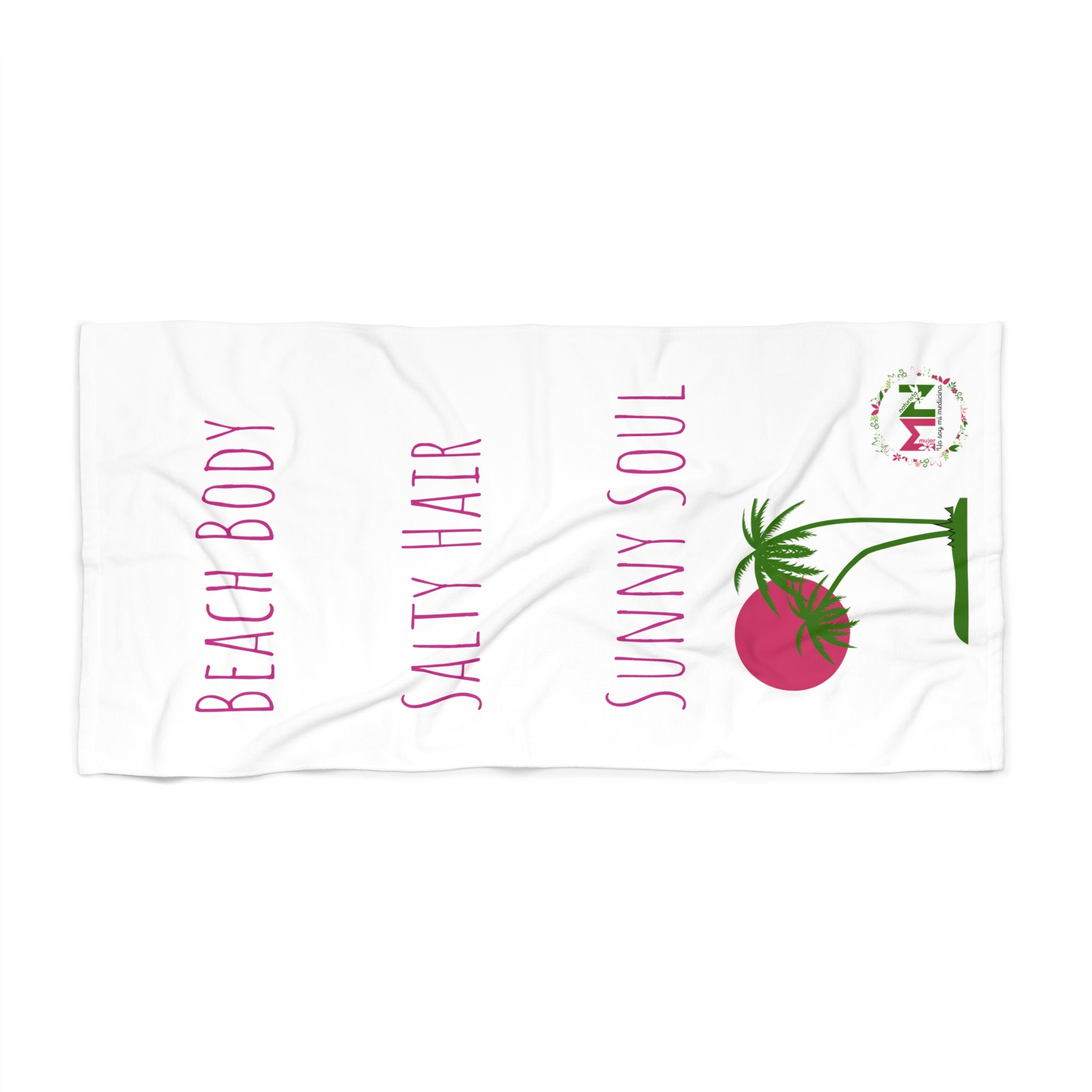Mujer Naturista-Beach Towel
