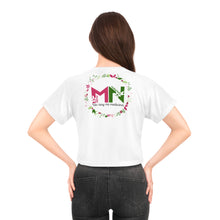 Load image into Gallery viewer, Mujer Naturista-Crop Tee (AOP)