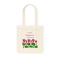 Quote Woven Tote Bag-I bloom