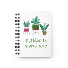 Load image into Gallery viewer, Spiral Bound Journal-Quote Big plan