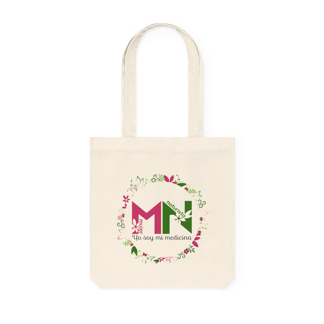 Quote Woven Tote Bag-Yo soy mi medicina