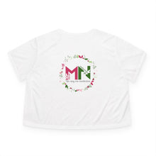 Load image into Gallery viewer, Mujer Naturista Quote-Flowy Cropped Tee