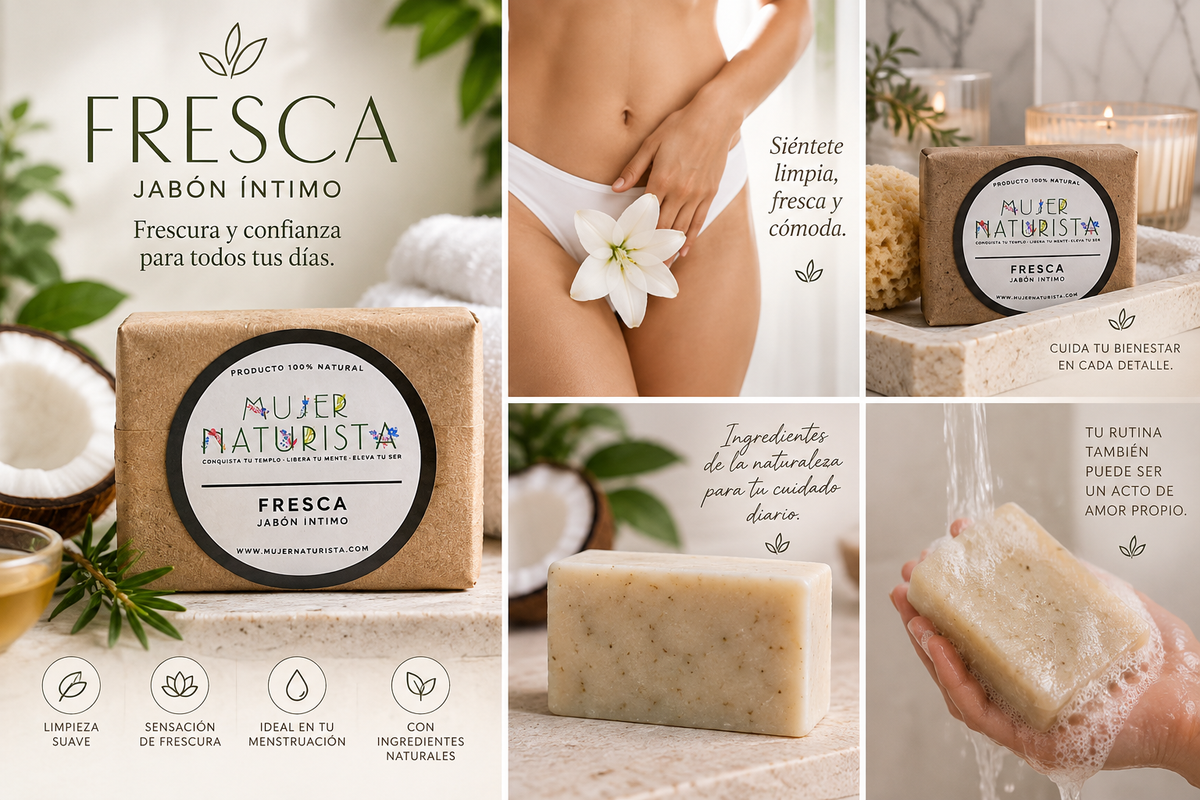 Jabón Intimo Artesanal- Fresca