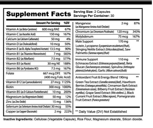 Wholesale Men’s Multivitamins by NatTribe