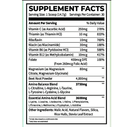 Amino Balance - Zumo Fresco