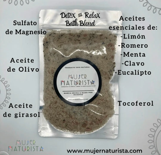 Baño terapeutico de relajación y detox by Pamela Bernal - Mujer Naturista