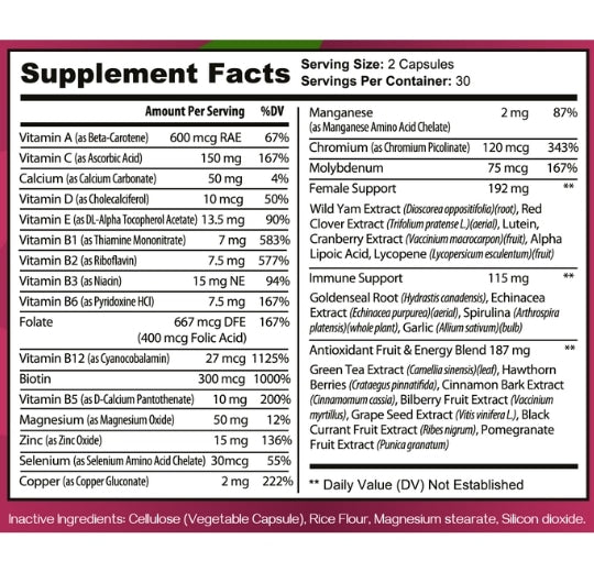 Women’s Multivitamin - Zumo Fresco